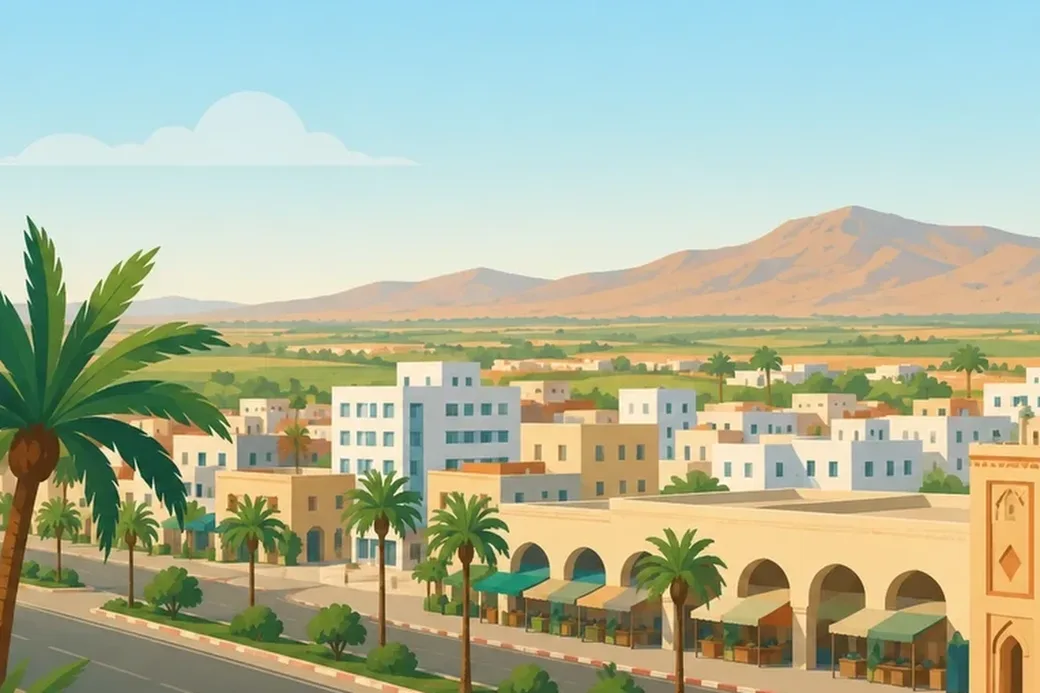 Ait Melloul - la plaine du Souss près d'Agadir