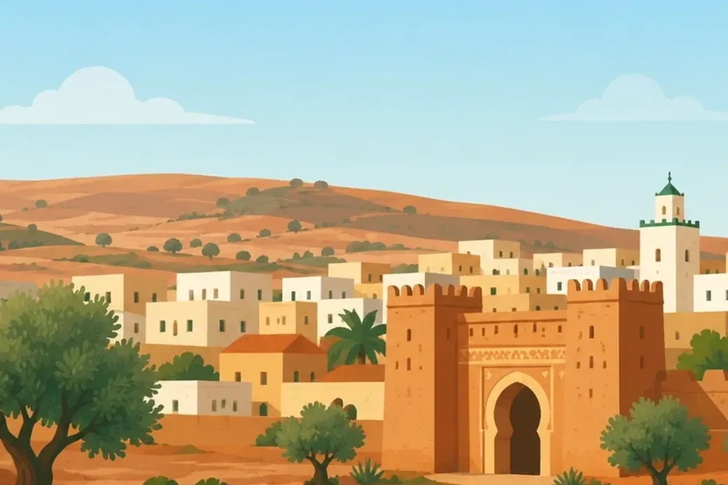 El Kelaa - les remparts rouges de la région de Marrakech