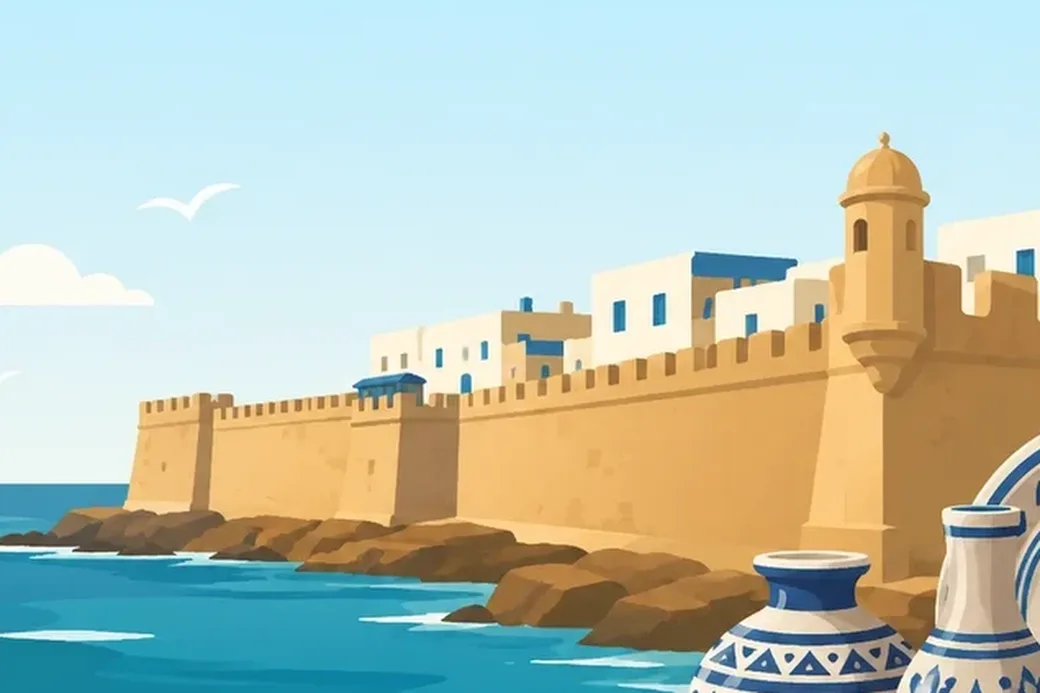 Safi - les remparts et la poterie de Safi