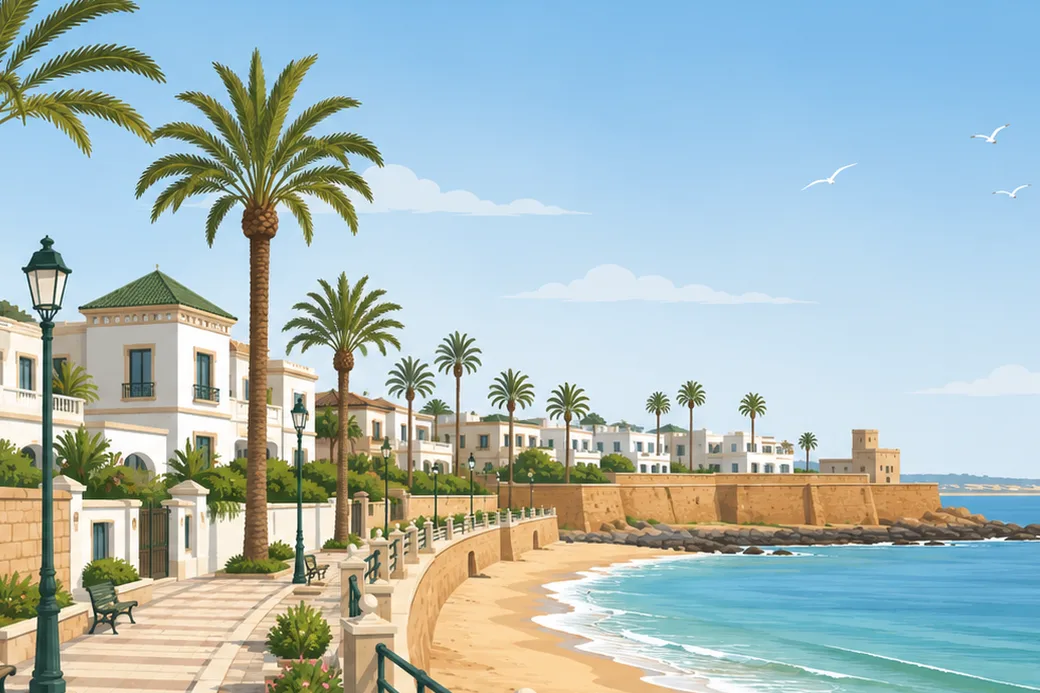 Skhirat - la plage de Skhirat