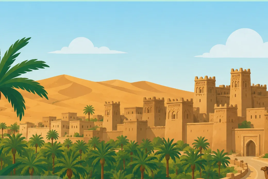 Zagora - un repère urbain de Zagora