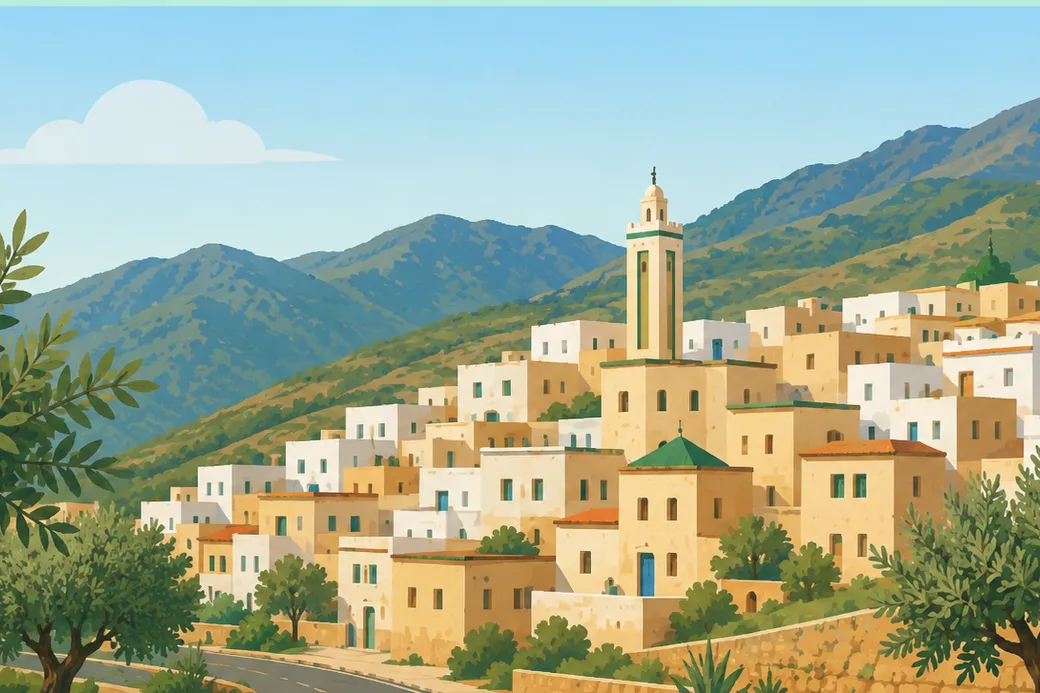 Zeghanghane - un repère urbain de Zeghanghane